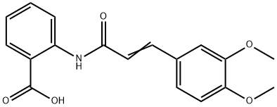 2-[[3-(3,4-Dimethoxyphenyl)-1-oxo-2-propenyl]amino] benzoic acid(53902-12-8)